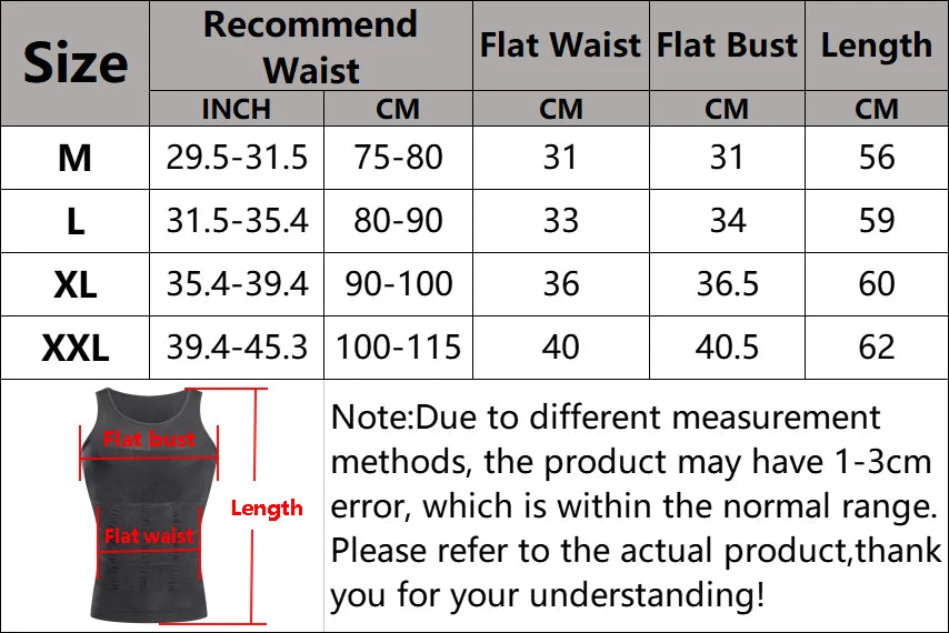YBFDO Men Body Shaper Slimming Compression Vest Undershirt Seamless Waist Trainer Tank Top Belly Control Weight Loss Shapewear